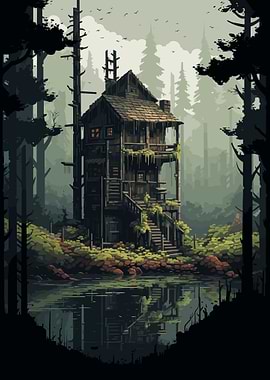 Lost Caban in the Woods