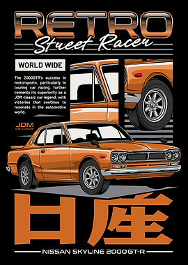 Sky Line 2000GTR JDM Car