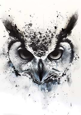 Owl Watercolor