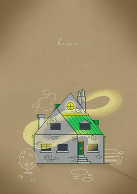 Warm loving home cute