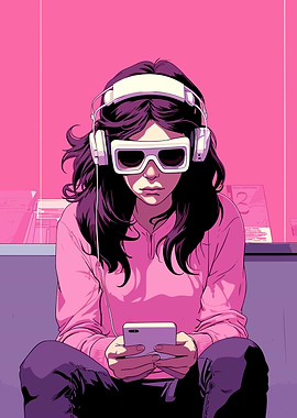 Lofi Pink Retro