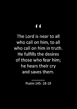 Psalm 145 18 19