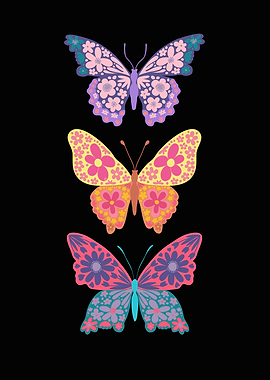 Colorful butterflies I