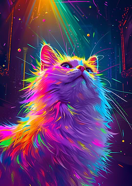 Cat in Castle Rave Party