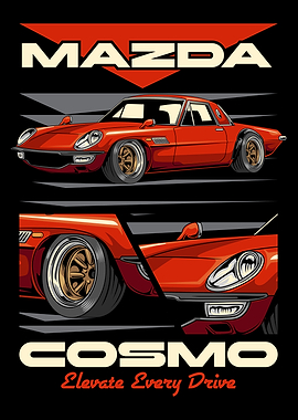 Retro Cosmo JDM Car