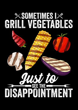 Funny BBQ Chef Anti Vegan