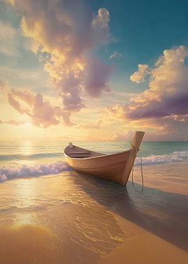 boat at the beach