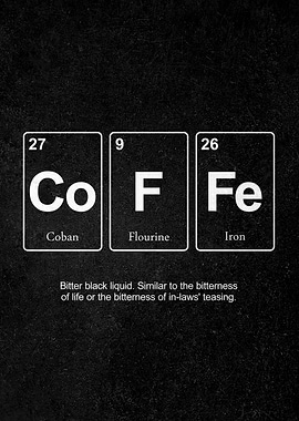 COFFEE FUNNY PERIODIC