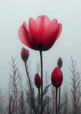 Minimalism and flowers