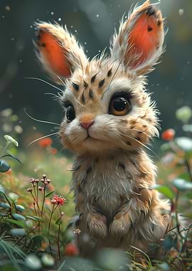 Beautiful Bunny Cartoon