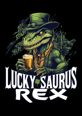 St Patricks Day Dinosaur