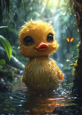 Duckling Cartoon Animal