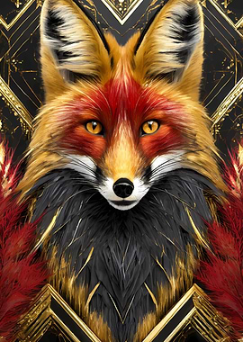 Kintsugi Wolf Animal