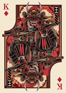 samurai of diamond card