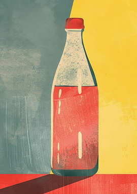 Orange Bottle Minimalist