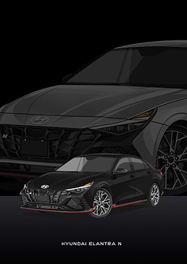 hyundai elantra n black