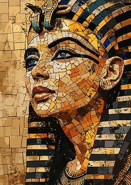Cleopatra Queen Mosaic