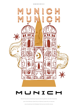 Munich big city poster
