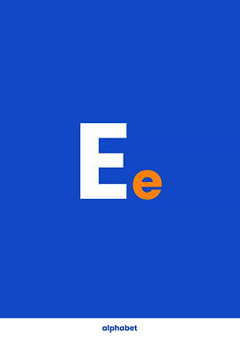 Letter E