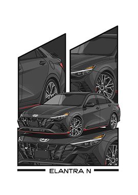 hyundai elantra n grey