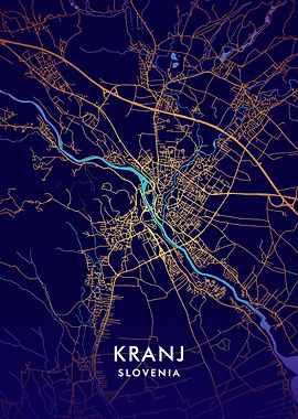Kranj City map