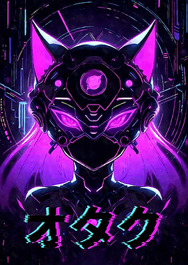 Otaku Cyber Cat Girl