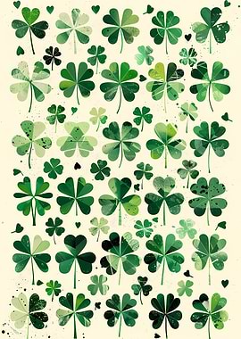 Clovers Pattern St Patrick