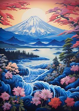 Blue Lake Fuji