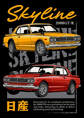 Vintage Sky Line JDM Car