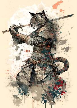 Samurai Cat