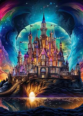 castle magic landscape