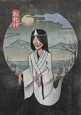 Yukionna yokai ghost