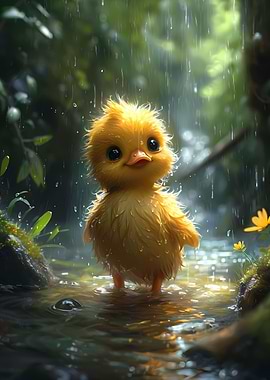 Cartoon Duckling