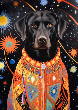Tribal Animal 15 Labrador