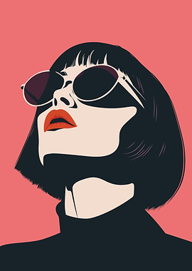 Girl with sunglasses