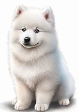 Samoyed Dog 01