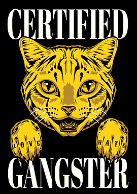 Certified Gangster Kitty