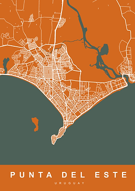 MAP PUNTA DEL ESTE URUGUAY