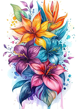 Flowers Watercolor
