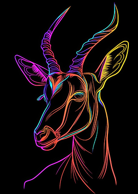 Anthelope Neon Animal