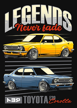 Classic Corolla E20 Car