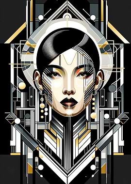 Futuristic Cyborg Elegance