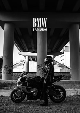 samurai on bmw