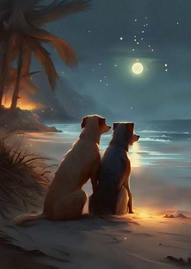 A night on the beach