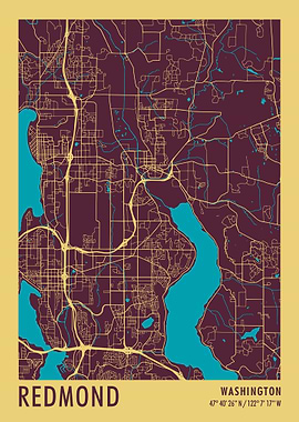 Redmond city map