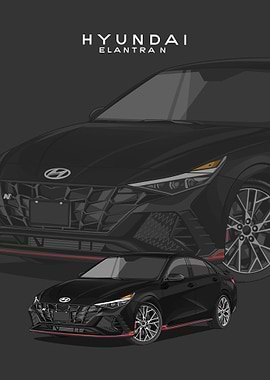 hyundai elantra n black