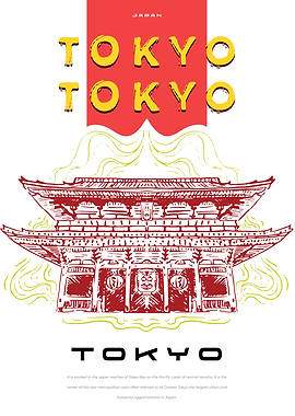 Tokyo big city poster