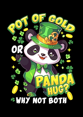 St Patricks Day Panda
