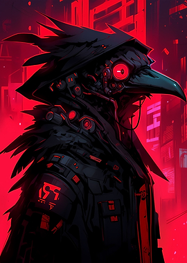 Cyberpunk Raven