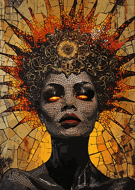 Queen of Fire Mosaic